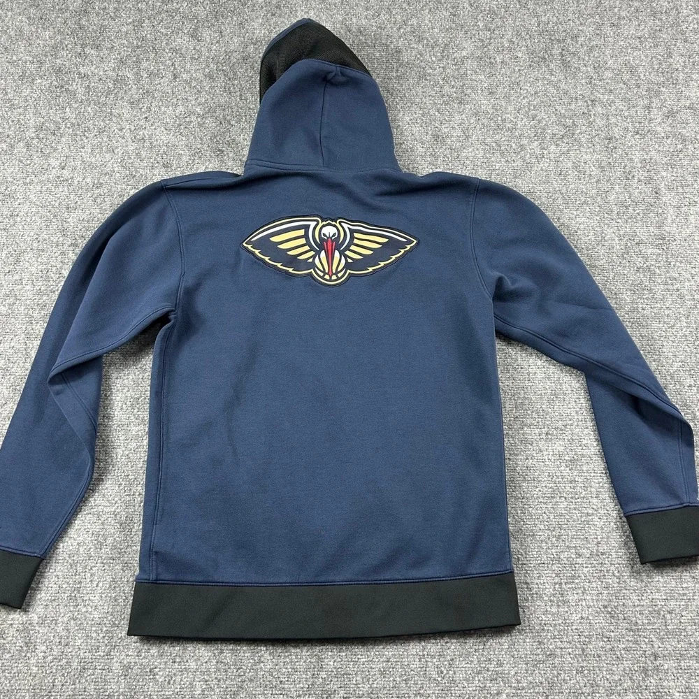 Nike Hoodie Boys L 14/16 Navy New Orleans Pelicans NBA Dri-FIT‎ Full Zip Jacket